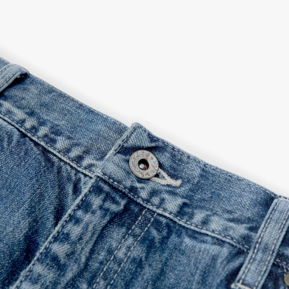 MADNESS HEAVY WASHED WORKER JEANS (MADE IN JAPAN)-INDIGO