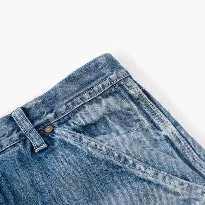 MADNESS HEAVY WASHED WORKER JEANS (MADE IN JAPAN)-INDIGO