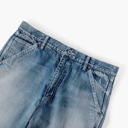 MADNESS HEAVY WASHED WORKER JEANS (MADE IN JAPAN)-INDIGO