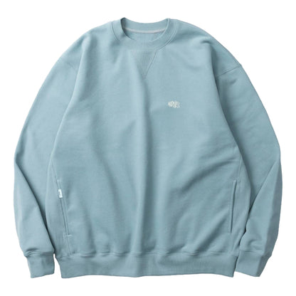 MADNESS MIL-TYPE CREW SWEATER-DUSTY BLUE