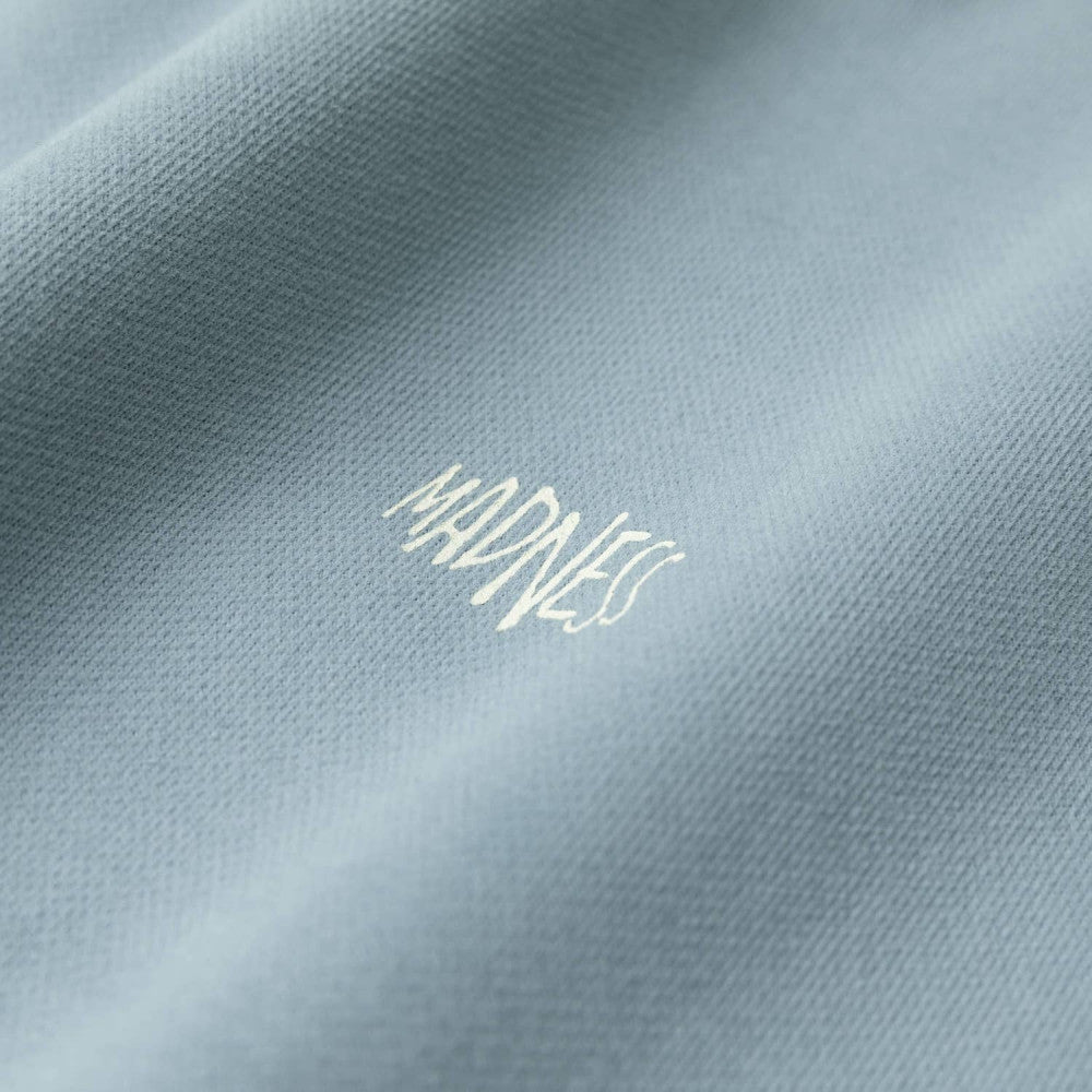 MADNESS MIL-TYPE CREW SWEATER-DUSTY BLUE