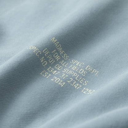 MADNESS MIL-TYPE CREW SWEATER-DUSTY BLUE