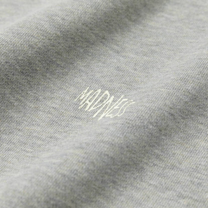 MADNESS MIL-TYPE CREW SWEATER-HEATHER GREY