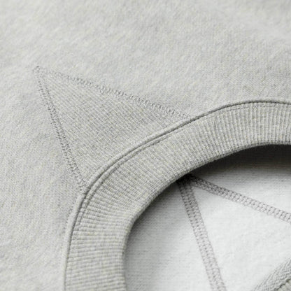 MADNESS MIL-TYPE CREW SWEATER-HEATHER GREY