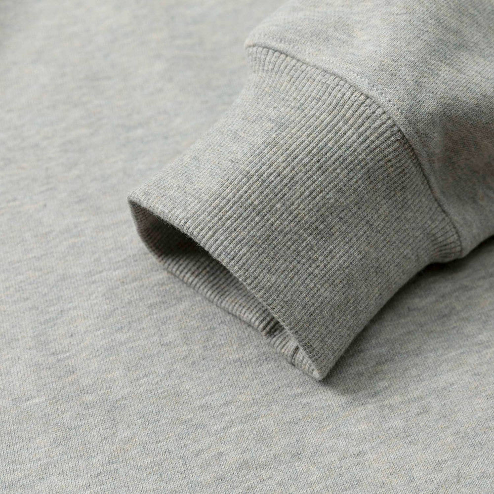 MADNESS MIL-TYPE CREW SWEATER-HEATHER GREY