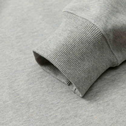 MADNESS MIL-TYPE CREW SWEATER-HEATHER GREY