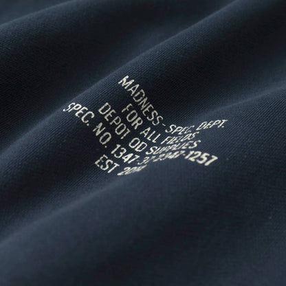 MADNESS MIL-TYPE CREW SWEATER-NAVY