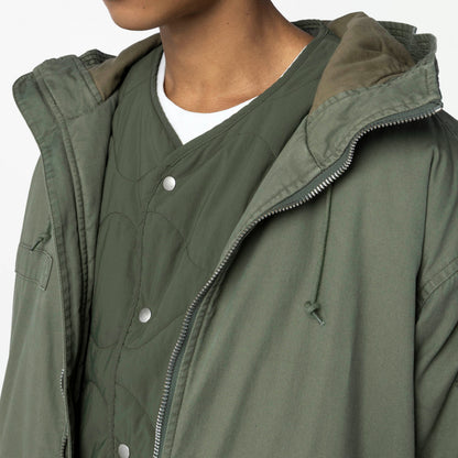 MADNESS MIL-TYPE MOD M51 FIELD COAT-ARMY GREEN
