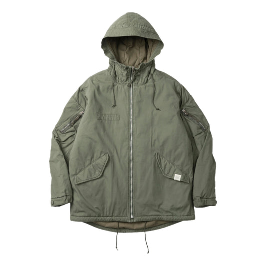 MADNESS MIL-TYPE MOD M51 FIELD COAT-ARMY GREEN