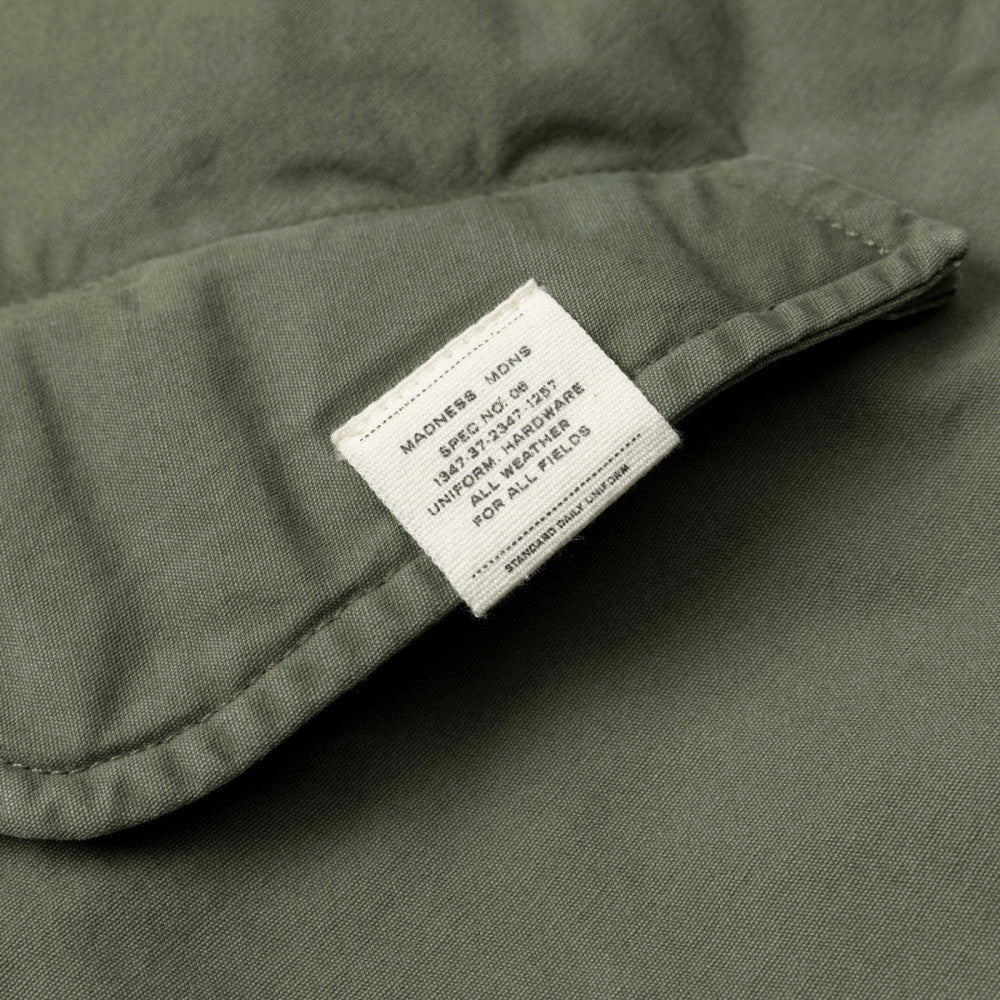 MADNESS MIL-TYPE MOD M51 FIELD COAT-ARMY GREEN