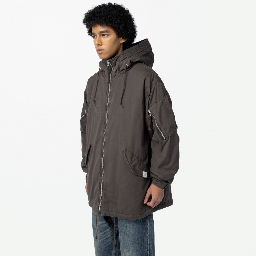 MADNESS MIL-TYPE MOD M51 FIELD COAT-SULFUR BLACK