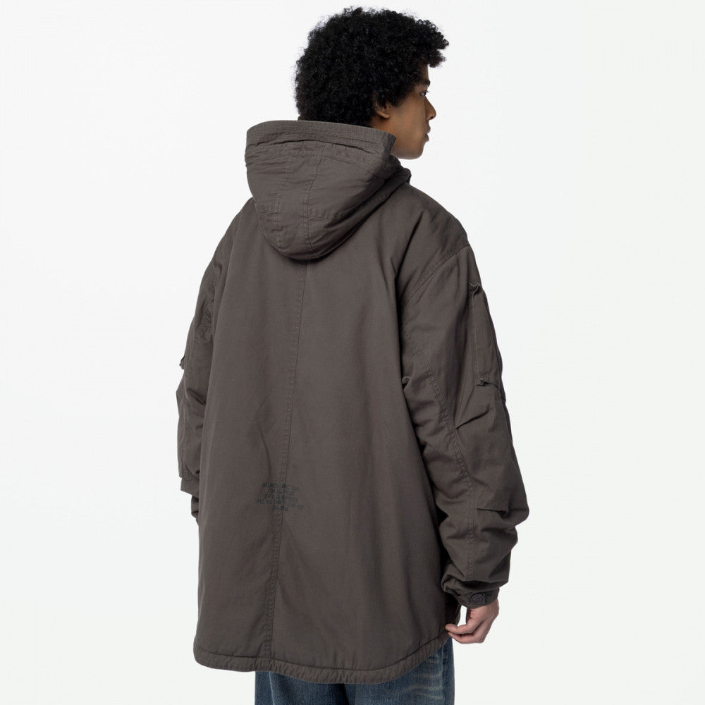 MADNESS MIL-TYPE MOD M51 FIELD COAT-SULFUR BLACK