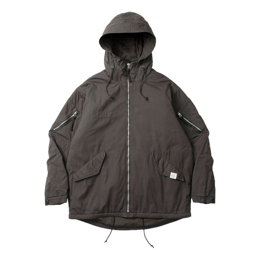 MADNESS MIL-TYPE MOD M51 FIELD COAT-SULFUR BLACK