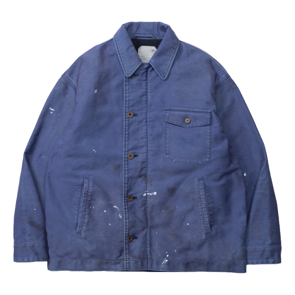 MADNESS MOD A2 DECK JACKET (MOLESKIN) (MADE IN JAPAN)-BLUE IRIS