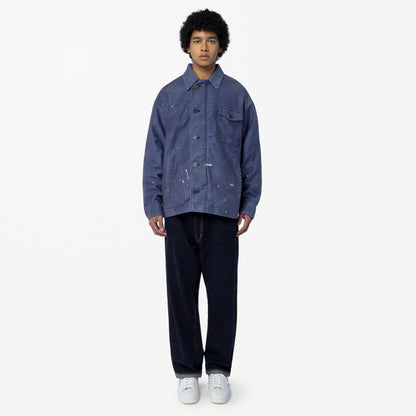 MADNESS MOD A2 DECK JACKET (MOLESKIN) (MADE IN JAPAN)-BLUE IRIS