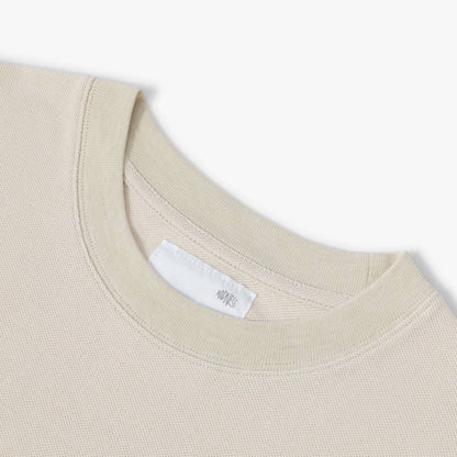 MADNESS OVERSIZE ESSENTIAL PIQUE POCKET TEE-CREAM