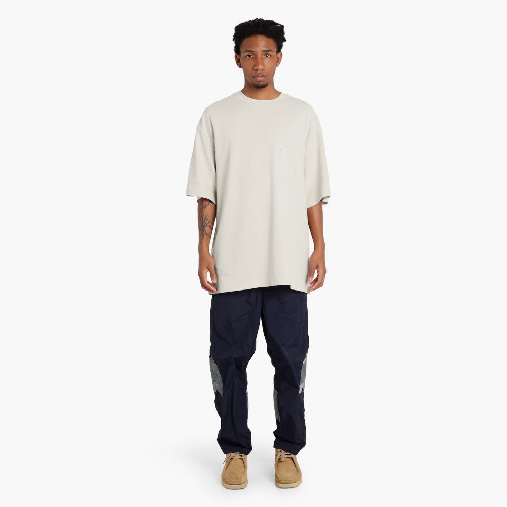 MADNESS OVERSIZE ESSENTIAL PIQUE POCKET TEE-CREAM
