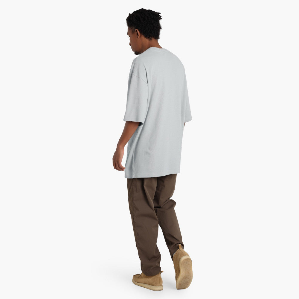 MADNESS OVERSIZE ESSENTIAL PIQUE POCKET TEE-LIGHT GREY