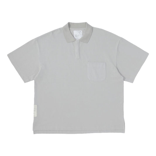 MADNESS OVERSIZE ESSENTIAL PIQUE POLO-LIGHT GREY