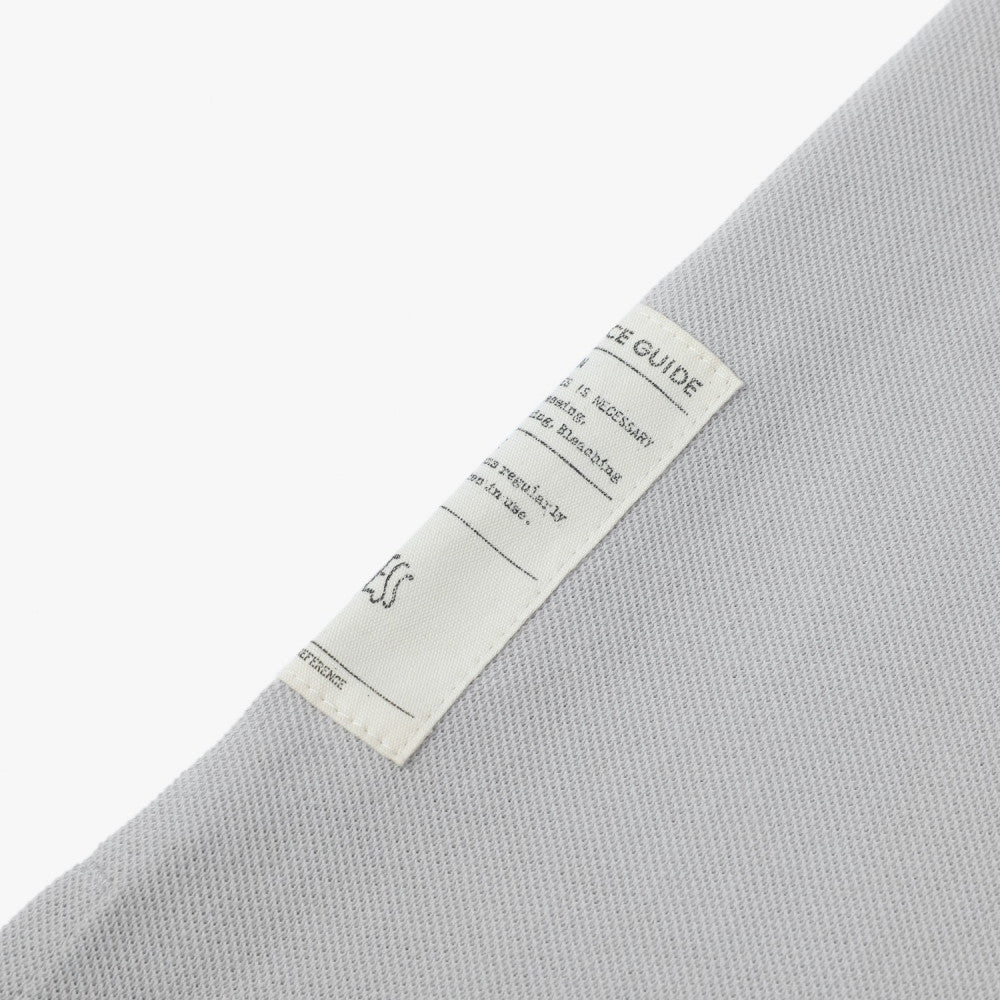 MADNESS OVERSIZE ESSENTIAL PIQUE POLO-LIGHT GREY