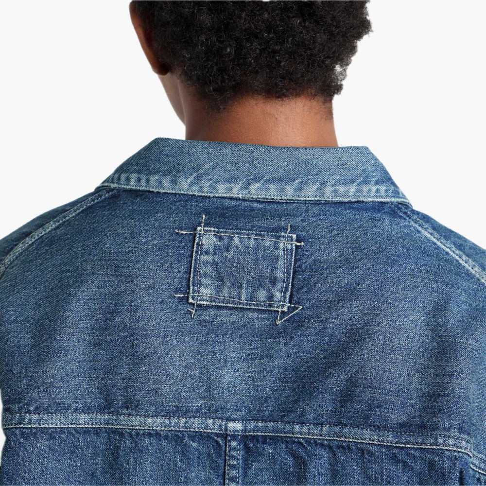 MADNESS PATCHED WORKER DENIM JACKET (MADE IN JAPAN)-INDIGO