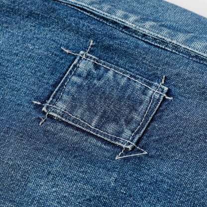 MADNESS PATCHED WORKER DENIM JACKET (MADE IN JAPAN)-INDIGO