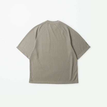 MADNESS POCKET WAFFLE T-SHIRT RAGLAN-SAND BEIGE