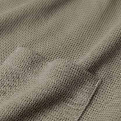 MADNESS POCKET WAFFLE T-SHIRT RAGLAN-SAND BEIGE