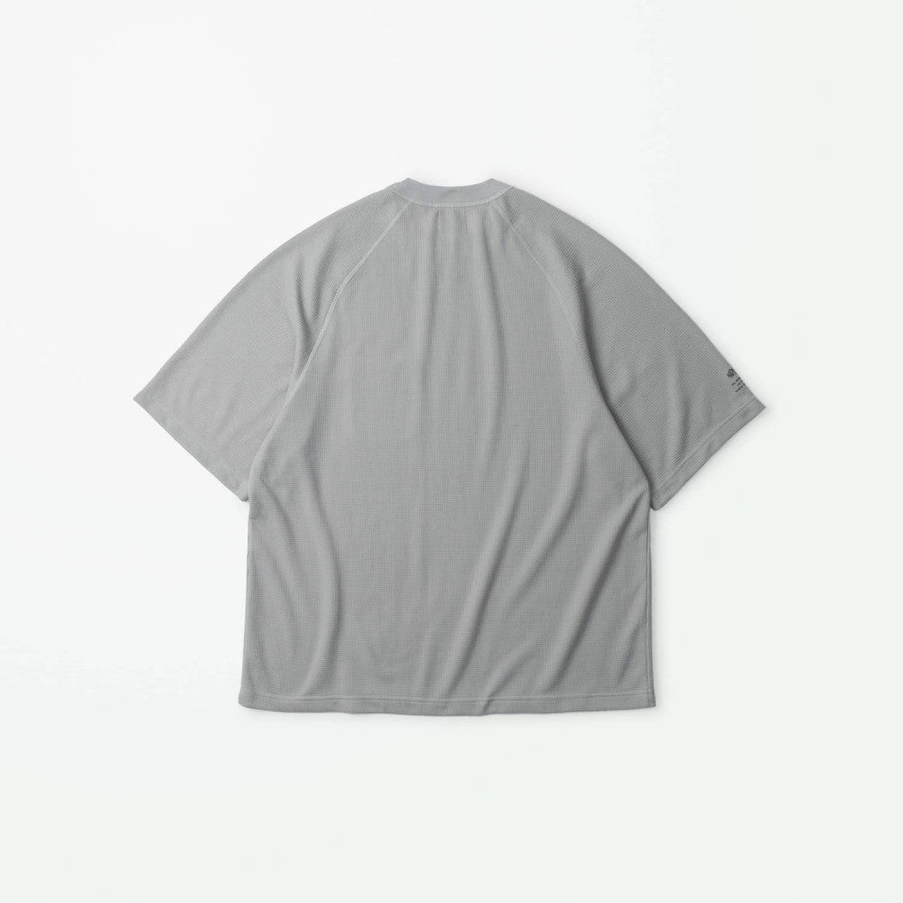MADNESS POCKET WAFFLE T-SHIRT RAGLAN-GREY