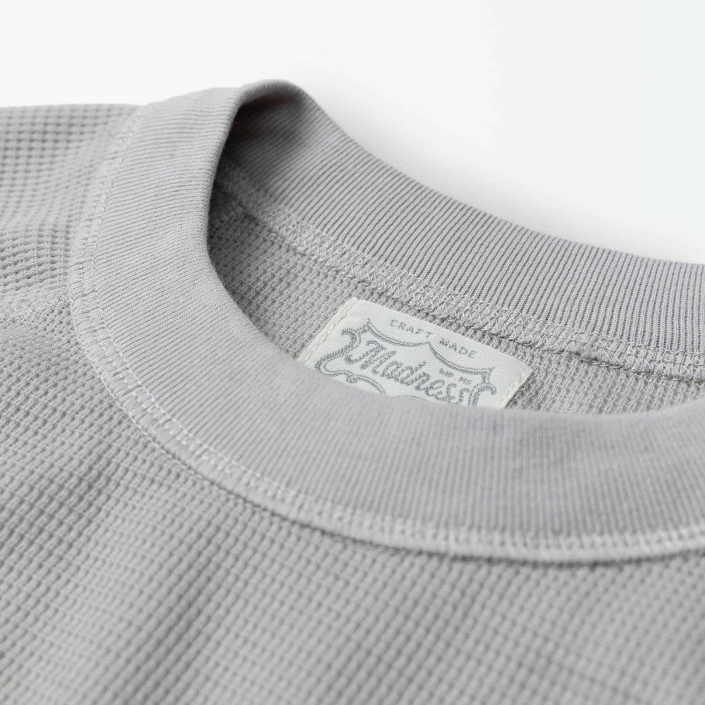 MADNESS POCKET WAFFLE T-SHIRT RAGLAN-GREY