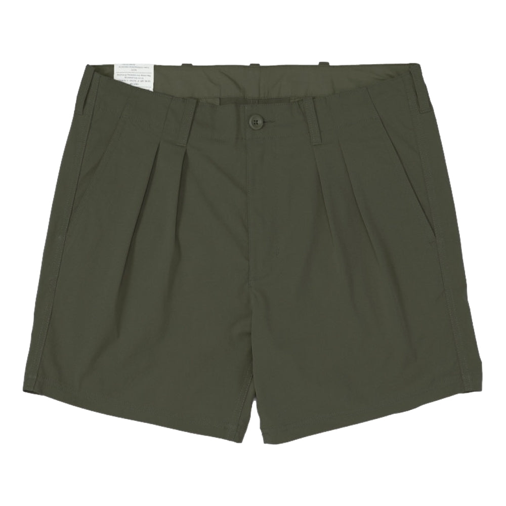 MADNESS POLYESTER CHINO SHORTS-OLIVE
