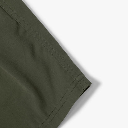 MADNESS POLYESTER CHINO SHORTS-OLIVE