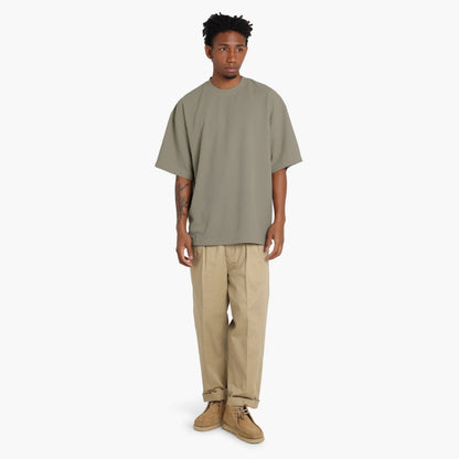 MADNESS POLY KNITTED TEE (FABRIC BY JAPAN)-BEIGE