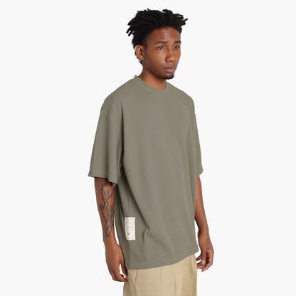 MADNESS POLY KNITTED TEE (FABRIC BY JAPAN)-BEIGE