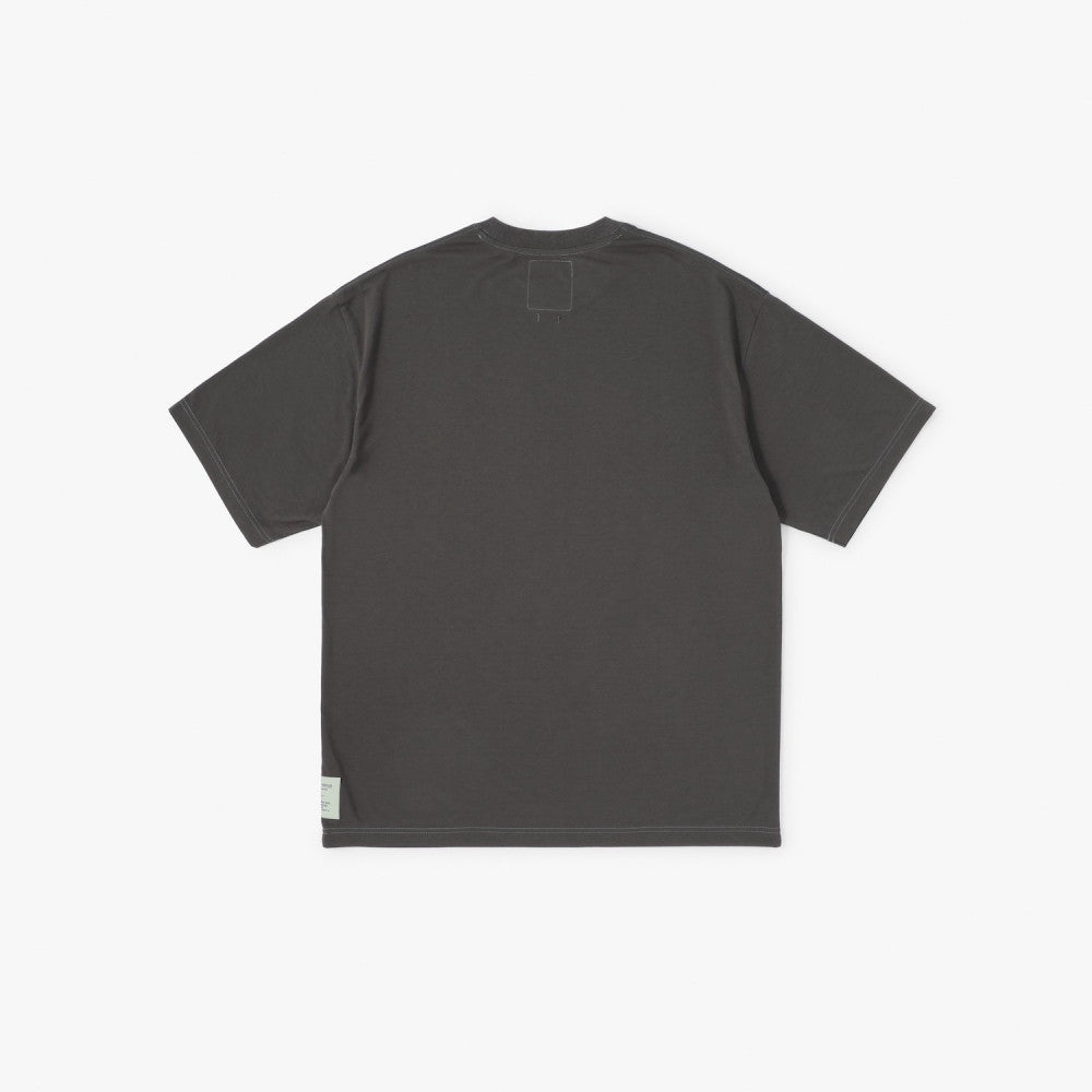MADNESS POLY KNITTED TEE (FABRIC BY JAPAN)-CHARCOAL
