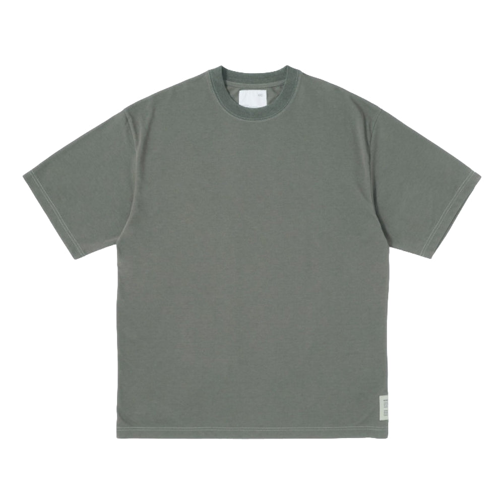 MADNESS POLY KNITTED TEE (FABRIC BY JAPAN)-ARMY GREEN