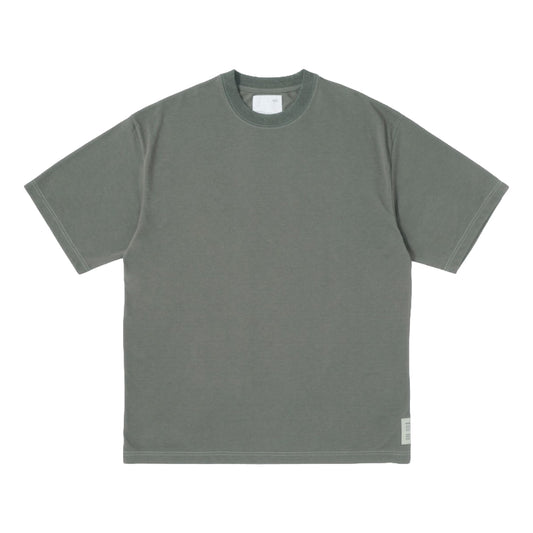 MADNESS POLY KNITTED TEE (FABRIC BY JAPAN)-ARMY GREEN