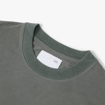 MADNESS POLY KNITTED TEE (FABRIC BY JAPAN)-ARMY GREEN