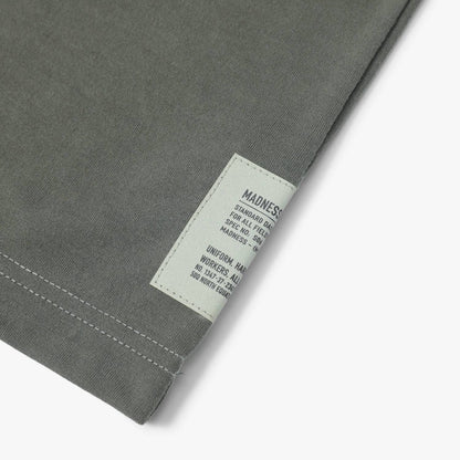 MADNESS POLY KNITTED TEE (FABRIC BY JAPAN)-ARMY GREEN