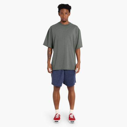 MADNESS POLY KNITTED TEE (FABRIC BY JAPAN)-ARMY GREEN