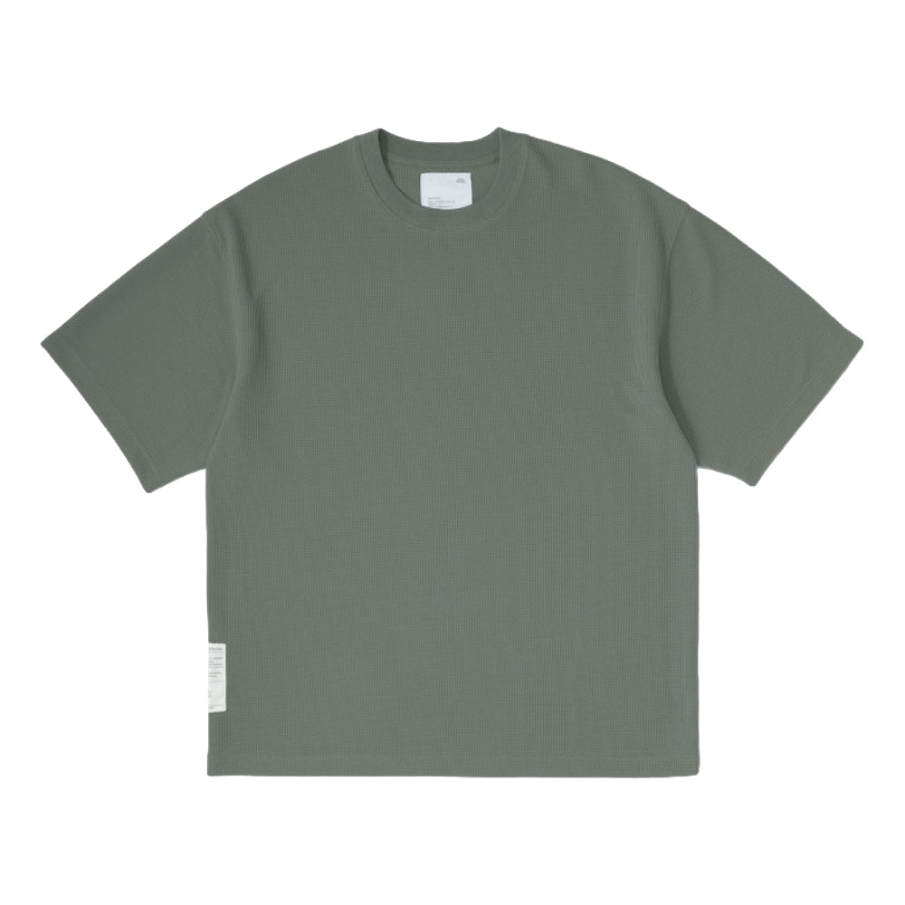 MADNESS POLY KNITTED TEE (FABRIC BY JAPAN)-ARMY GREEN