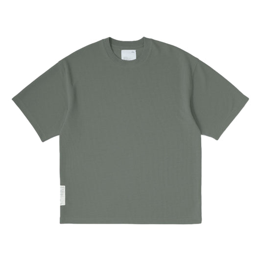 MADNESS POLY KNITTED TEE (FABRIC BY JAPAN)-ARMY GREEN