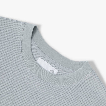 MADNESS POLY KNITTED TEE (FABRIC BY JAPAN)-LIGHT GREY