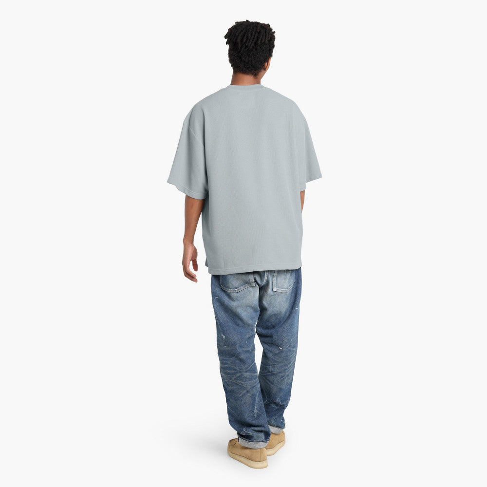MADNESS POLY KNITTED TEE (FABRIC BY JAPAN)-LIGHT GREY