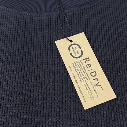 MADNESS POLY KNITTED TEE (FABRIC BY JAPAN)-NAVY