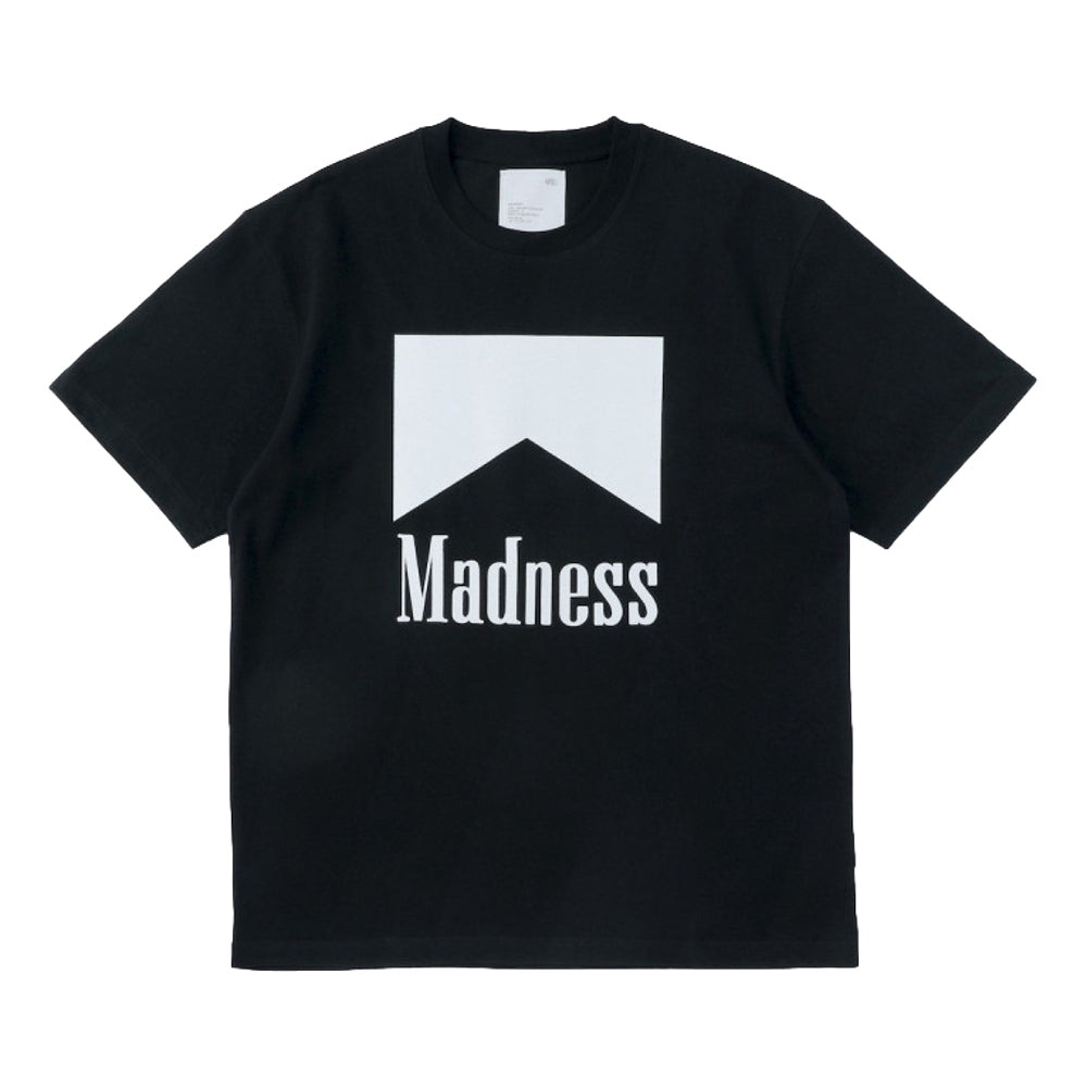 MADNESS PRINT TEE-BLACK