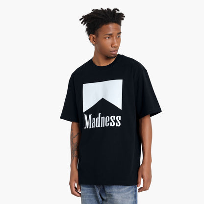MADNESS PRINT TEE-BLACK