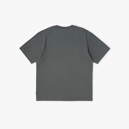 MADNESS PRINT TEE-CHARCOAL