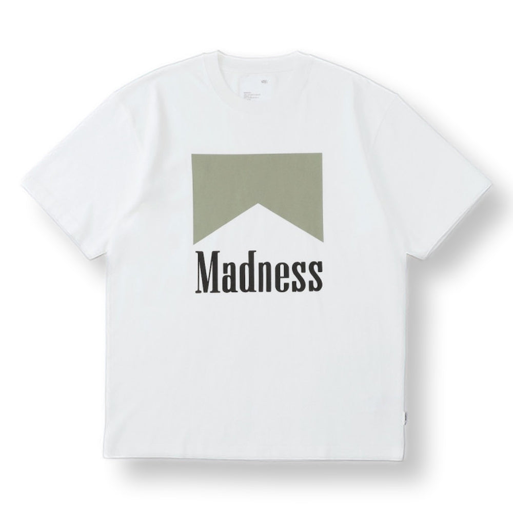 MADNESS PRINT TEE-WHITE