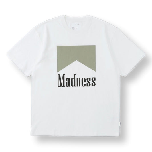 MADNESS PRINT TEE-WHITE